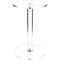 Plymor Clear Acrylic Round Barbell Pedestal Display Riser 9.5 inches (Height) x 6 inches (Depth) (1/4 inches thick)